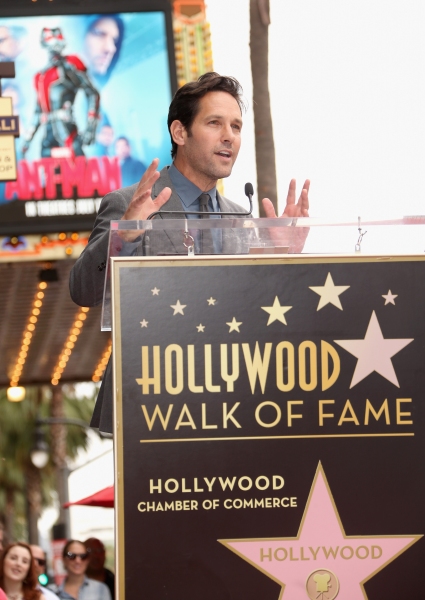 Photo Flash: ANT-MAN's Paul Rudd Receives Star on the Hollywood Walk of Fame Image