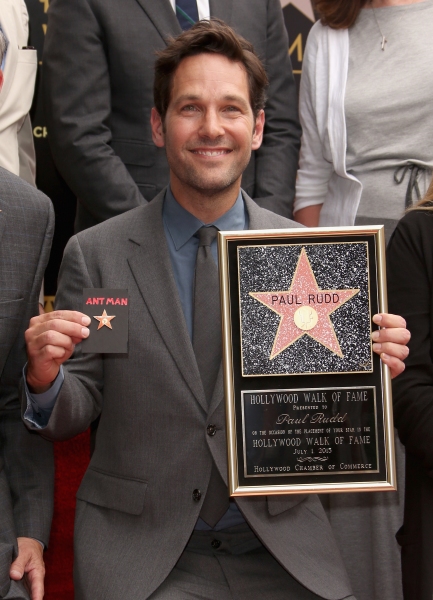 Photo Flash: ANT-MAN's Paul Rudd Receives Star on the Hollywood Walk of Fame Image