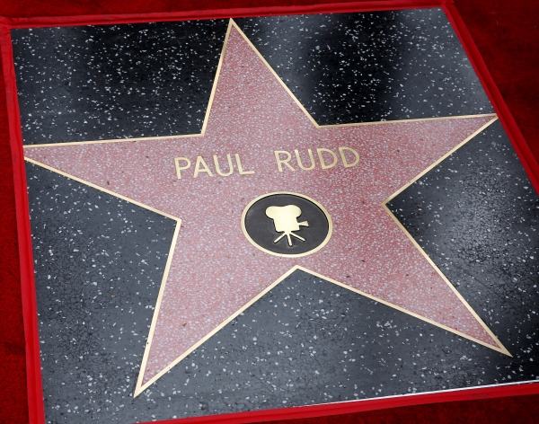 Paul Rudd was honored with a Star on The Hollywood Walk of Fame today, July 1, 2015 i Photo