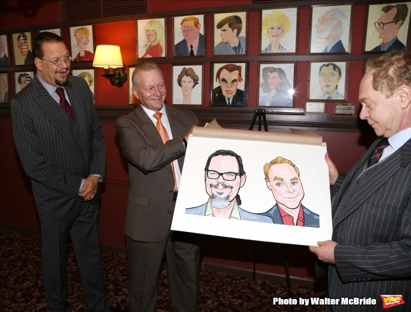 Max Klimavicius with Penn Jillette and Teller Photo