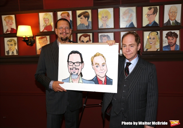 Photo Coverage: Sardi's Unveils Caricatures for Penn & Teller! Image