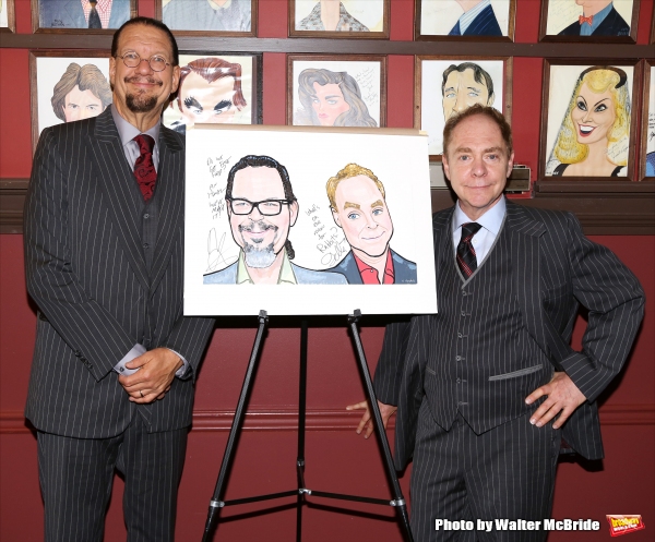 Photo Coverage: Sardi's Unveils Caricatures for Penn & Teller! Image