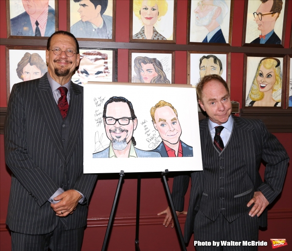Photo Coverage: Sardi's Unveils Caricatures for Penn & Teller! Image