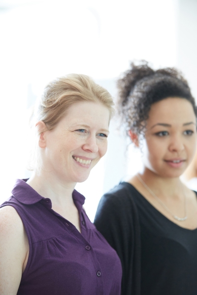 Photo Flash: In Rehearsal with the Cast of THE GATHERED LEAVES at Park Theatre Image