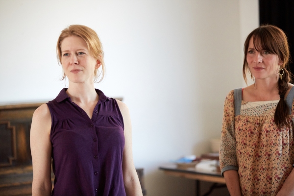 Photo Flash: In Rehearsal with the Cast of THE GATHERED LEAVES at Park Theatre Image
