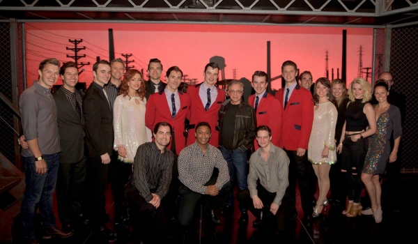Photo Flash: Frankie Valli Meets West End, UK Touring Casts of JERSEY BOYS Image