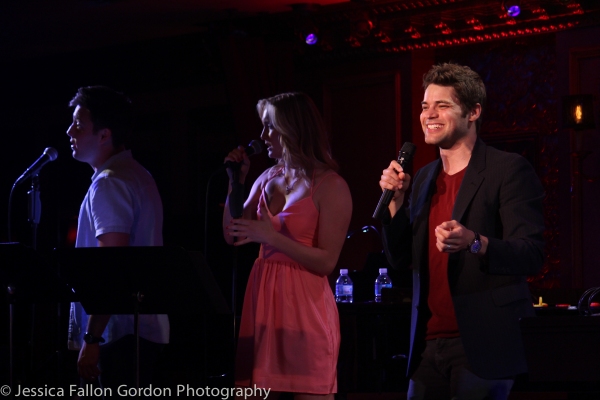 Josh Tolle, Ginna Le Vine and Jeremy Jordan Photo