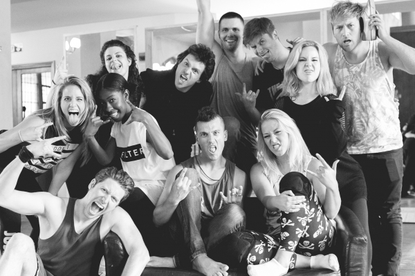 Photo Flash: First Look at Aaron Sidwell, Lucas Rush, Amelia Lily and More in Rehearsals for UK's AMERICAN IDIOT Image