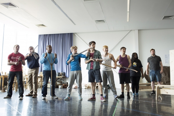 Photo Coverage: Gaumond and Pitt-Pulford In Rehearsal For SEVEN BRIDES FOR SEVEN BROTHERS! Image
