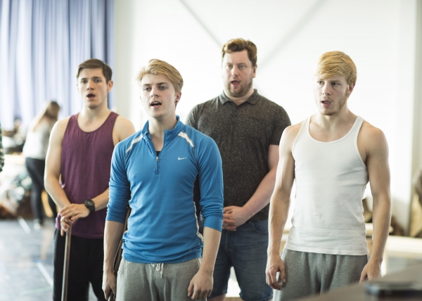 Photo Coverage: Gaumond and Pitt-Pulford In Rehearsal For SEVEN BRIDES FOR SEVEN BROTHERS! 