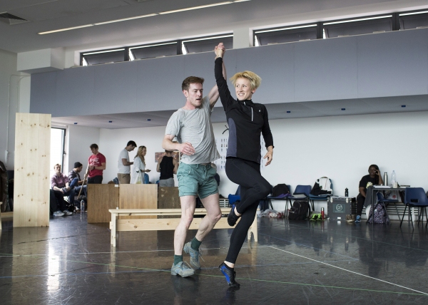Photo Coverage: Gaumond and Pitt-Pulford In Rehearsal For SEVEN BRIDES FOR SEVEN BROTHERS! Image