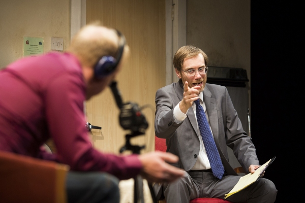 Steffan Rhodri as Morrie and Stephen Merchant as Ted Photo