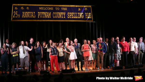 Photo Coverage: With Cheers and Happy Tears - SPELLING BEE Reunion Concert Curtain Call!  Image