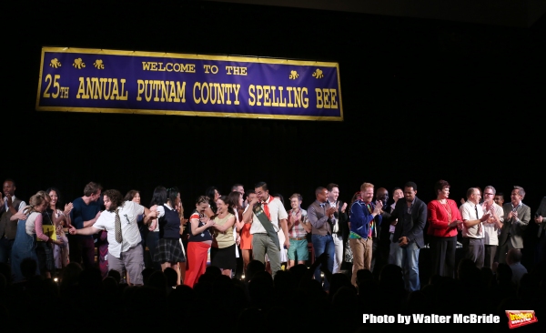 Photo Coverage: With Cheers and Happy Tears - SPELLING BEE Reunion Concert Curtain Call!  Image