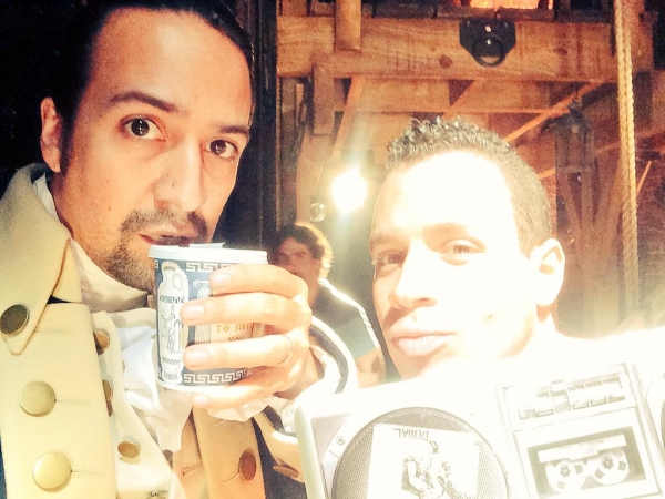 Photo Flash: IN THE HEIGHTS Star Crashes HAMILTON Rehearsals Image