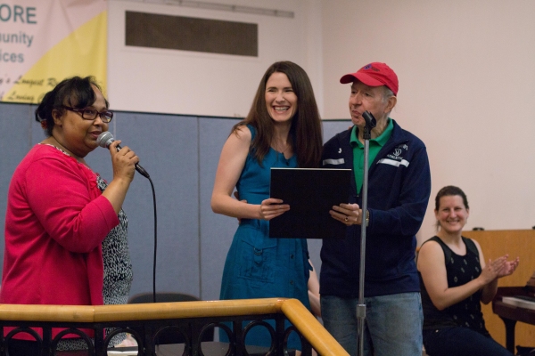 Photo Flash: Sing For Your Seniors & BC/EFA Partner to Donate Piano to Encore Community Services Center Image