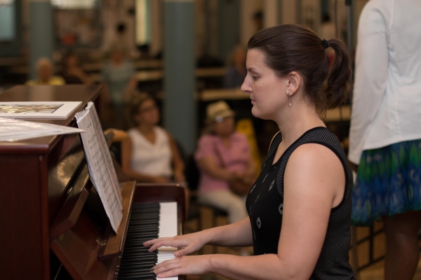 Photo Flash: Sing For Your Seniors & BC/EFA Partner to Donate Piano to Encore Community Services Center  Image