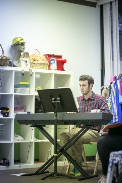 Photo Flash: First Look at Neala Barron, Matt Frye & More in Rehearsal for Brown Paper Box Co.'s [title of show] Image