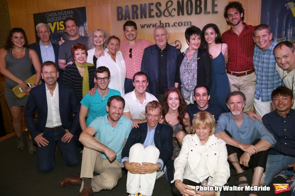 John Kander and Chita Rivera with the cast and producers Photo