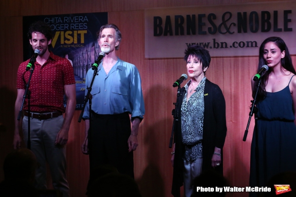 Photo Coverage: Claire's Back...Again! THE VISIT Cast Renites for a Performance at Barnes & Noble Image