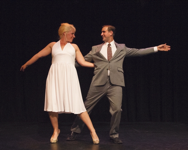 Kate Haight (as Ulla) and Danny McCammon (as Leo) dance off to Rio Photo
