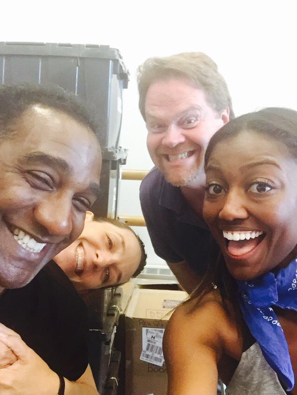 Photo Flash: Patina Miller, Aaron Lazar, and THE PRINCE OF EGYPT Cast Prep for Concert Reading 