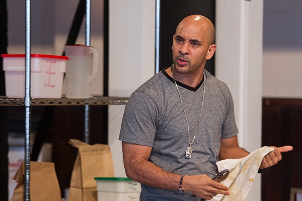 Photo Flash: First Look at Brittany Uomoleale, Victor Almanzar & More in Rehearsal for Steppenwolf's GRAND CONCOURSE Image