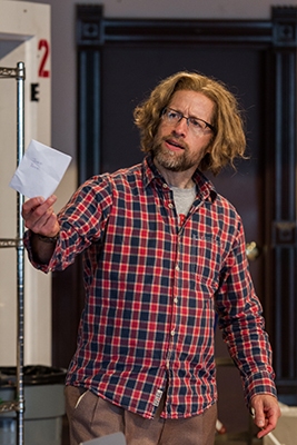 Photo Flash: First Look at Brittany Uomoleale, Victor Almanzar & More in Rehearsal for Steppenwolf's GRAND CONCOURSE Image