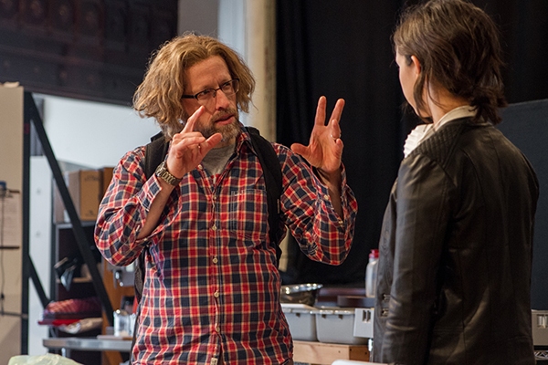 Photo Flash: First Look at Brittany Uomoleale, Victor Almanzar & More in Rehearsal for Steppenwolf's GRAND CONCOURSE Image