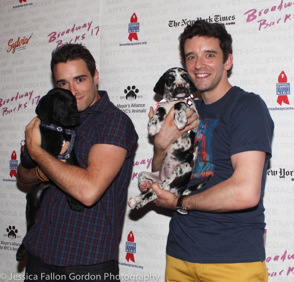 Corey Cott and Michael Urie Photo
