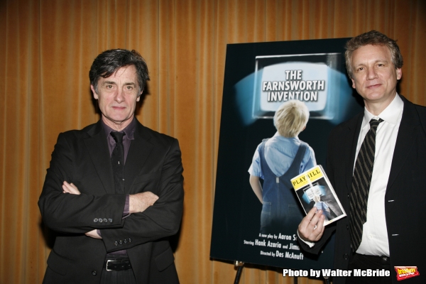 Roger Rees & Rick Elice attending the Opening Night Party for THE FARNSWORTH INVENTIO Photo