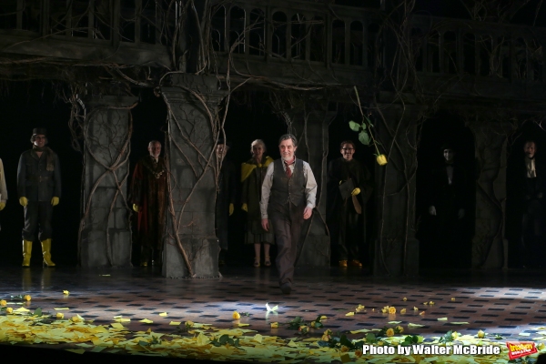 Roger Rees during the Broadway Opening Night Performance Curtain Call for ''The Visit Photo