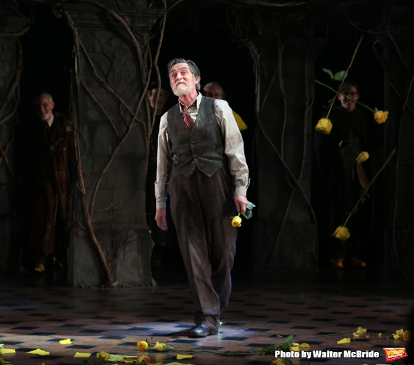 Roger Rees during the Broadway Opening Night Performance Curtain Call for ''The Visit Photo