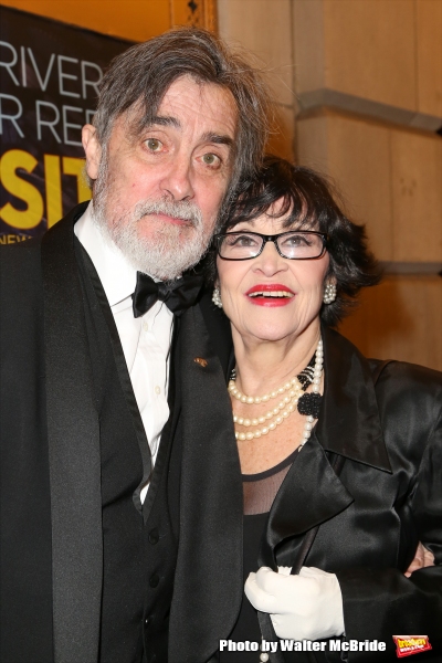 Roger Rees and Chita Rivera  attends the Broadway Opening Night Cast Photo Call for ' Photo