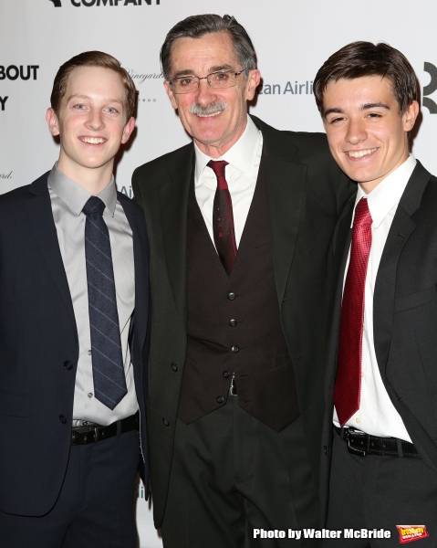 Spencer Davis Milford, Roger Rees and Ryan Quigley attend the Opening Night After Par Photo