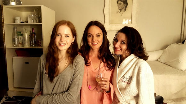 Pictured: Ellie Bamber, Melissa Errico and Kate Fleetwood Photo