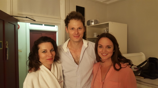 Pictured: Kate Fleetwood, Rupert Young and Melissa Errico Photo