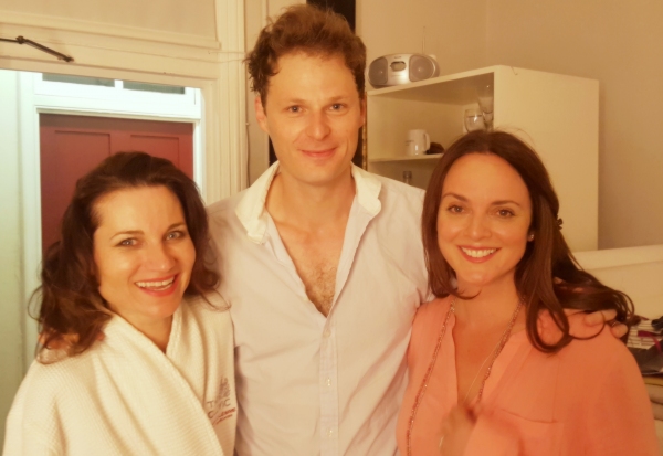 Pictured: Kate Fleetwood, Rupert Young and Melissa Errico Photo