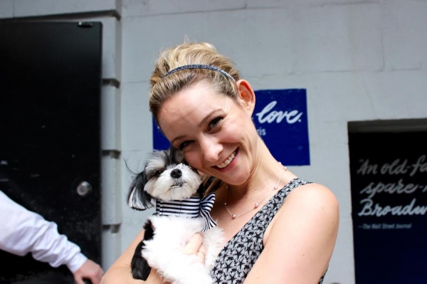 Photo Flash: Rescue Pooch Tinkerbelle the Dog Visits AN AMERICAN IN PARIS Image