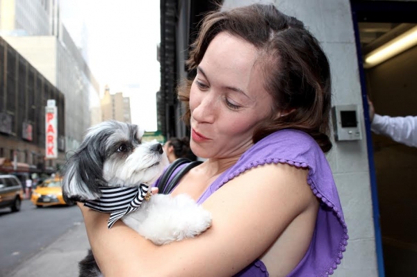 Laura Feig and Tinkerbelle the Dog Photo