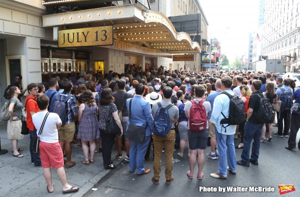 Photo Coverage: They Wanna Be in the Room Where It Happens- Fans Flock for HAMILTON's First Lottery! Image