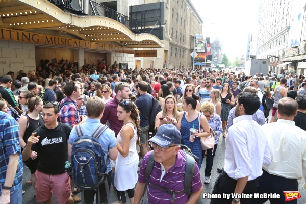 Photo Coverage: They Wanna Be in the Room Where It Happens- Fans Flock for HAMILTON's First Lottery! Image