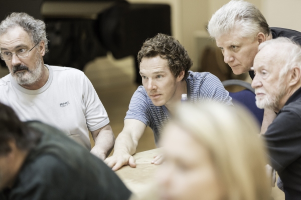 Photo Flash: First Look at Benedict Cumberbatch in Rehearsal for Barbican's HAMLET Image