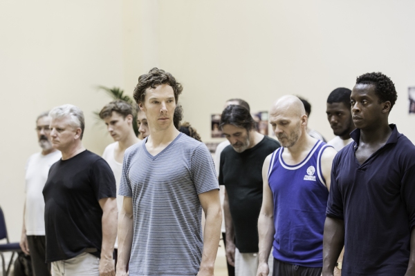 Photo Flash: First Look at Benedict Cumberbatch in Rehearsal for Barbican's HAMLET Image