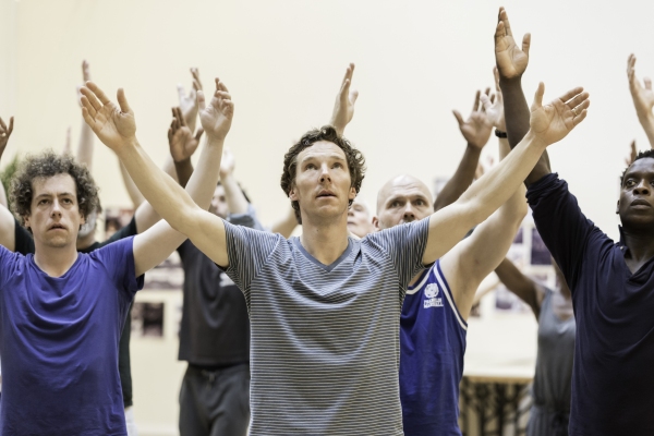 Photo Flash: First Look at Benedict Cumberbatch in Rehearsal for Barbican's HAMLET Image