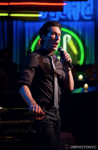 Photo Flash: Broadway's Aaron Lazar Plays Birdland Image