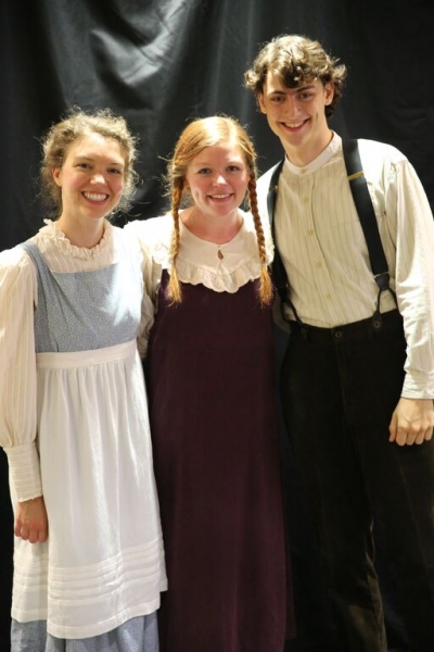Jackie Richards as ''Diana Barry,'' Mary-Margaret Roberts as ''Anne Shirley,'' and Br Photo