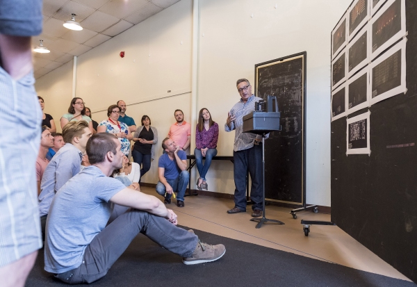 Photo Flash: Sneak Peek at Rehearsals of BENT at the Taper - Hugo Armstrong, Tom Berklund, Ray Baker & More! Image