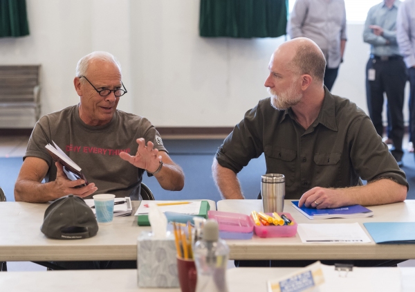 Photo Flash: Sneak Peek at Rehearsals of BENT at the Taper - Hugo Armstrong, Tom Berklund, Ray Baker & More! Image