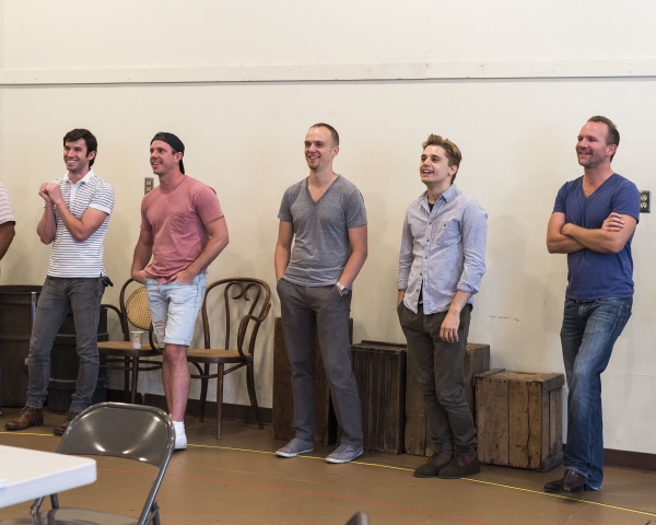 Photo Flash: Sneak Peek at Rehearsals of BENT at the Taper - Hugo Armstrong, Tom Berklund, Ray Baker & More! 